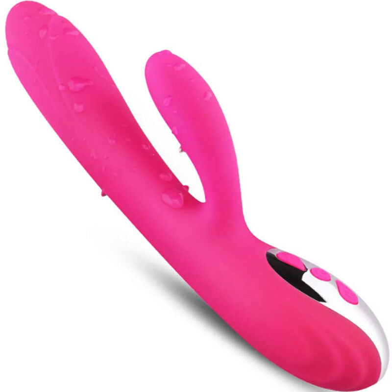 ARMONY - FLEXIBELE VIBRATOR & STIMULATOR MET FUCHIA WARMTE-EFFECT