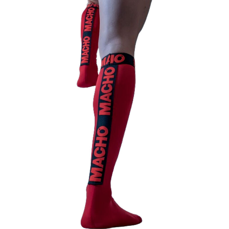 MACHO - DUNNE SOKKEN EEN MAAT ROOD