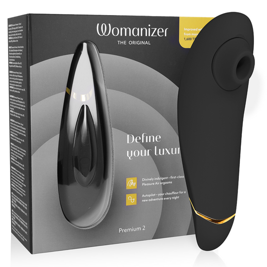 WOMANIZER - PREMIUM 2 CLITORALE STIMULATOR ZWART