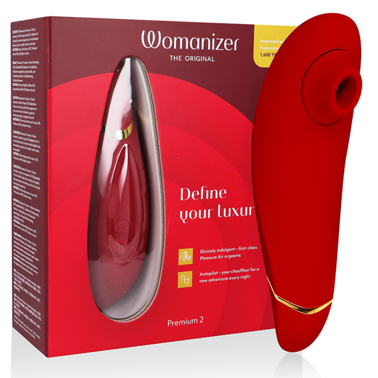 WOMANIZER - PREMIUM 2 CLITORALE STIMULATOR BORDEAUX