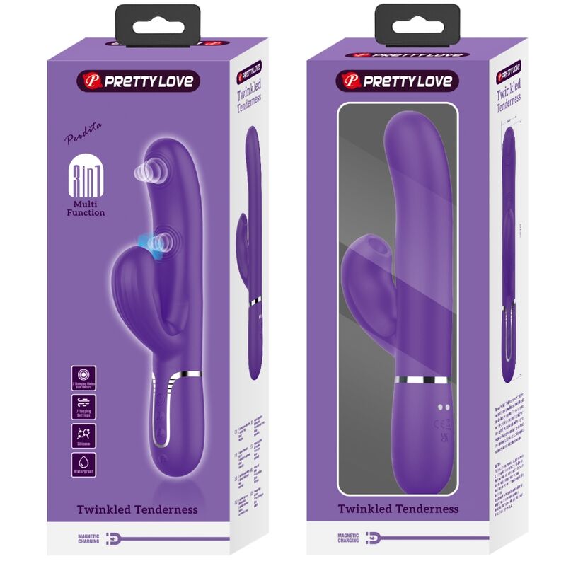 PRETTY LOVE - PERLITA G-SPOT VIBRATOR 3 IN 1 MULTIFUNCTIONEEL PAARS