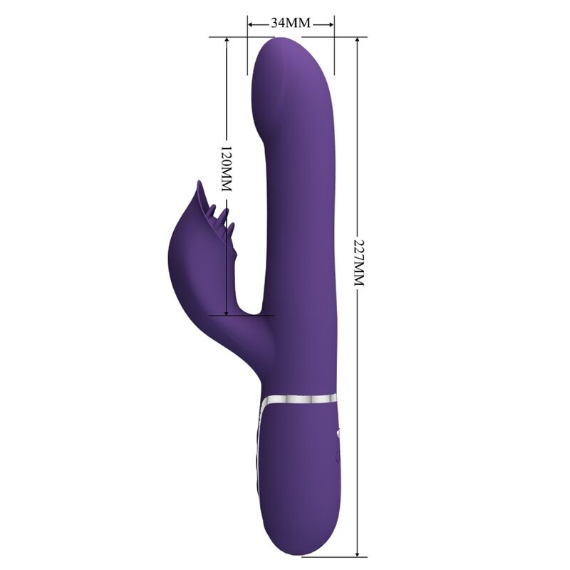 PRETTY LOVE - ZALIN RABBIT VIBRATOR PARELS 4 IN 1 PAARS