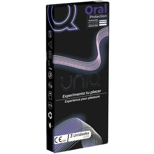 UNIQ - KLASSIEKE LATEXVRIJE CONDOMS 3 STUKS