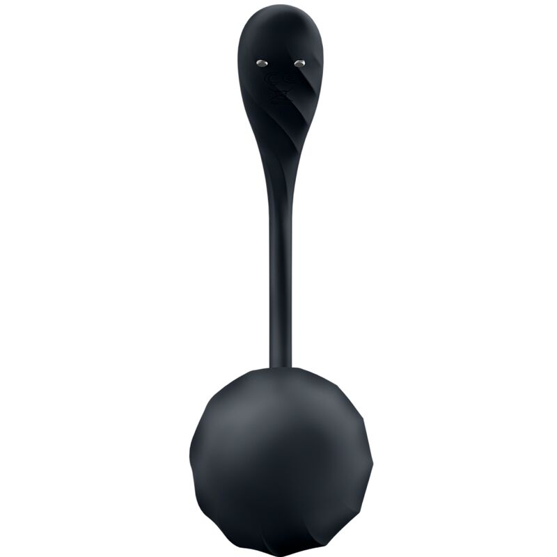 SATISFYER - GERIBBELDE BLOEMBLAD G-SPOT STIMULATOR AFSTANDSBEDIENING ZWART GRATIS APP