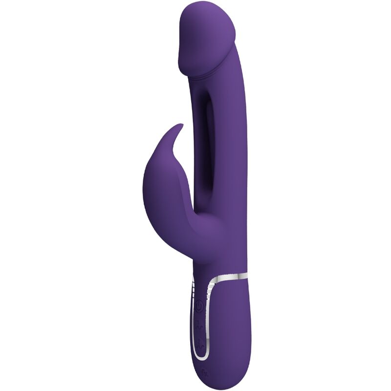 PRETTY LOVE - KAMPAS KONIJN 3-IN-1 MULTIFUNCTIONELE VIBRATOR MET TONG VIOLET