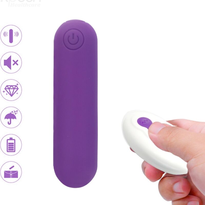 ARMONY - SPLASH JOLINE VIBRATOR KOGEL SILICONE AFSTANDSBEDIENING 10 TRILLINGEN 6.5 X 1.5 CM PAARS