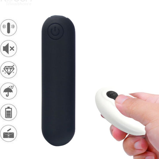 ARMONY - SPLASH JOLINE VIBRATOR KOGEL SILICONE AFSTANDSBEDIENING 10 TRILLINGEN 65 X 15 CM ZWART