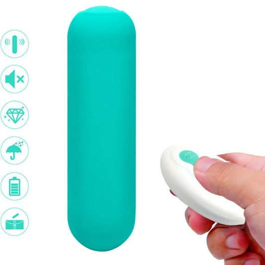 ARMONY - SPLASH JOIE VIBRATOR KOGEL SILICONEN AFSTANDSBEDIENING 10 TRILLINGEN 75 X 19 CM GROEN