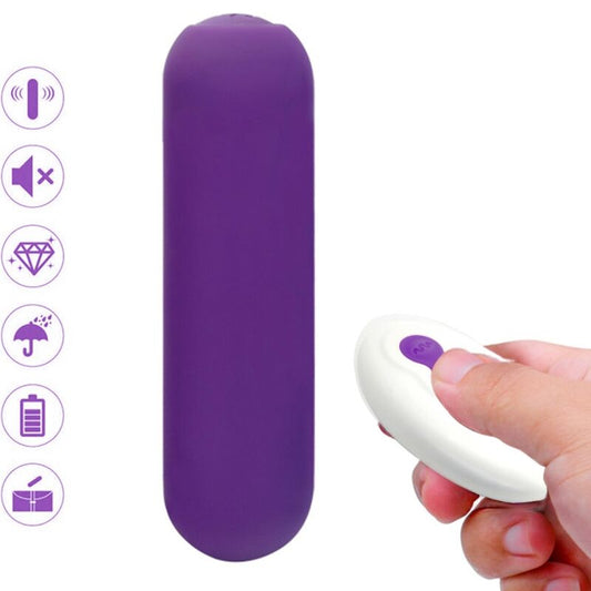 ARMONY - SPLASH JOIE VIBRATOR BULLET SILICONE AFSTANDSBEDIENING 10 TRILLINGEN 75 X 19 CM PAARS