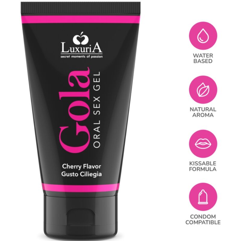 INTIMATELINE LUXURIA - ORALE SEKS GEL KERSENSMAAK 50 ML