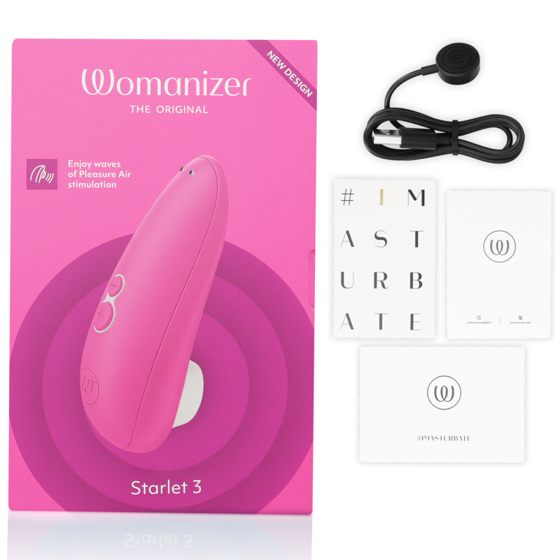 WOMANIZER - STARLET 3 CLITORALE STIMULATOR ROZE