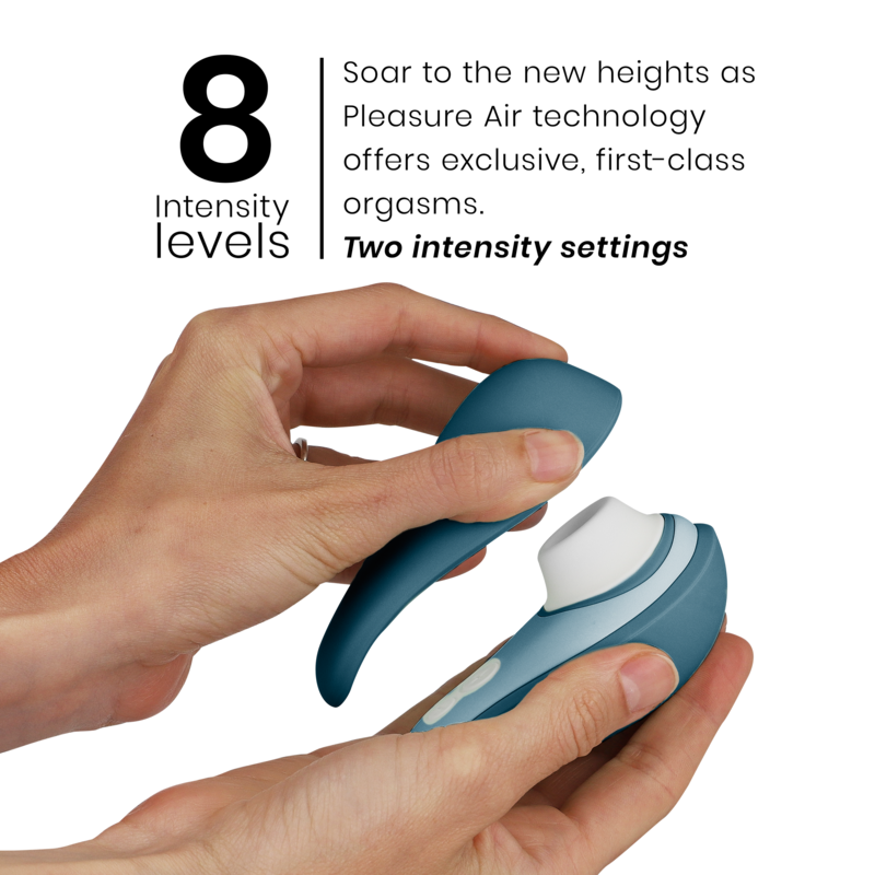 WOMANIZER - LIBERTY 2 CLITORISSTIMULATOR & ZUIGER BLAUW