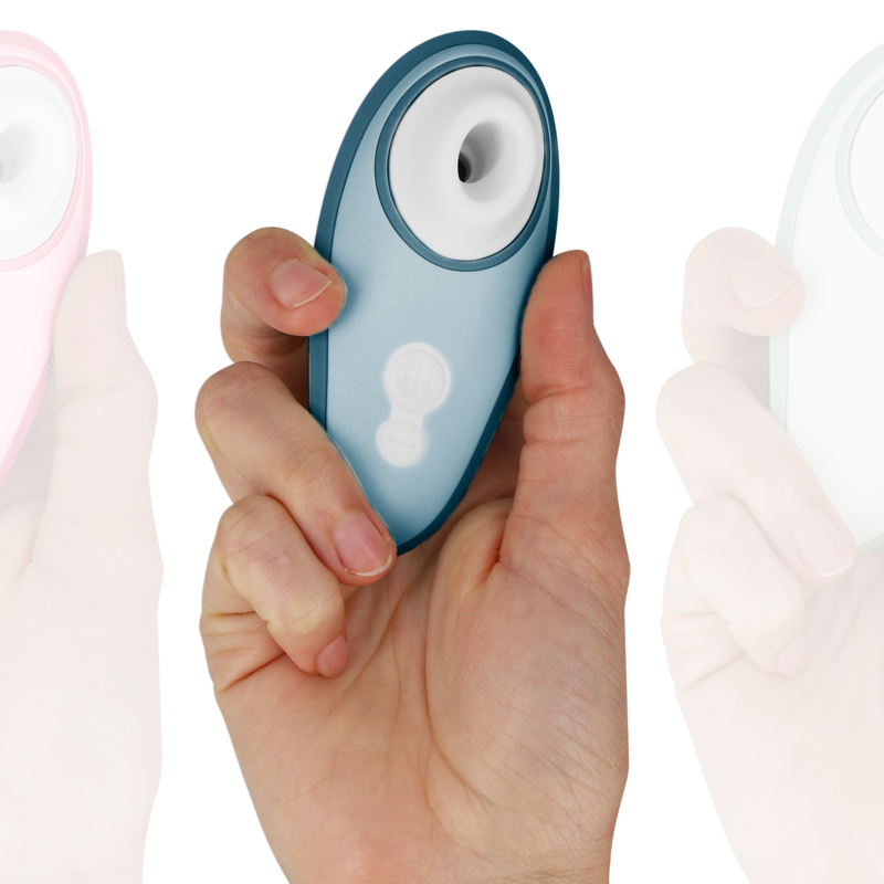 WOMANIZER - LIBERTY 2 CLITORISSTIMULATOR & ZUIGER BLAUW