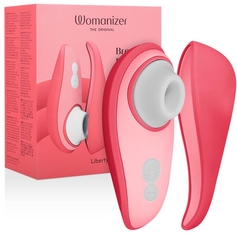 WOMANIZER - LIBERTY 2 CLITORISSTIMULATOR & ZUIGING ROZE