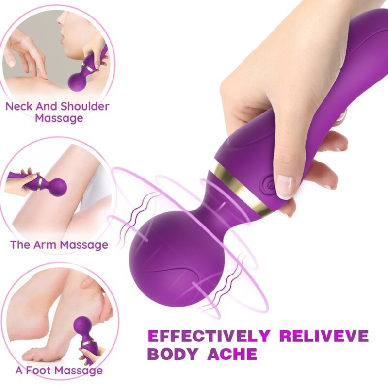 ARMONY - FREEZA MASSAGER & VIBRATOR SUPER FLEXIBELE KOP PAARS