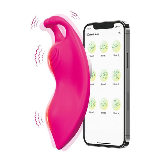 ARMONY - HONEYBEE DRAAGBARE SLIPVIBRATOR G-SPOT FUCHSIA - GRATIS APP