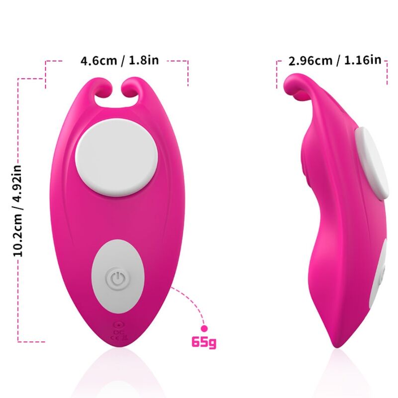 ARMONY - HONEYBEE DRAAGBARE SLIPVIBRATOR G-SPOT FUCHSIA - GRATIS APP