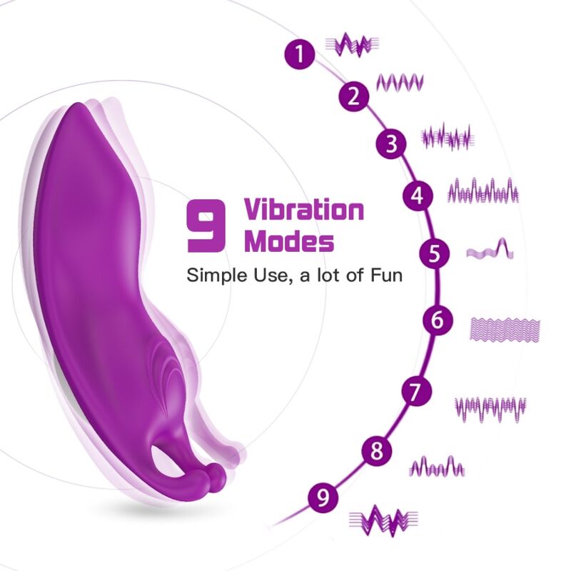ARMONY - HONINGBIJ DRAAGBARE SLIPJE VIBRATOR G-SPOT AFSTANDSBEDIENING PAARS