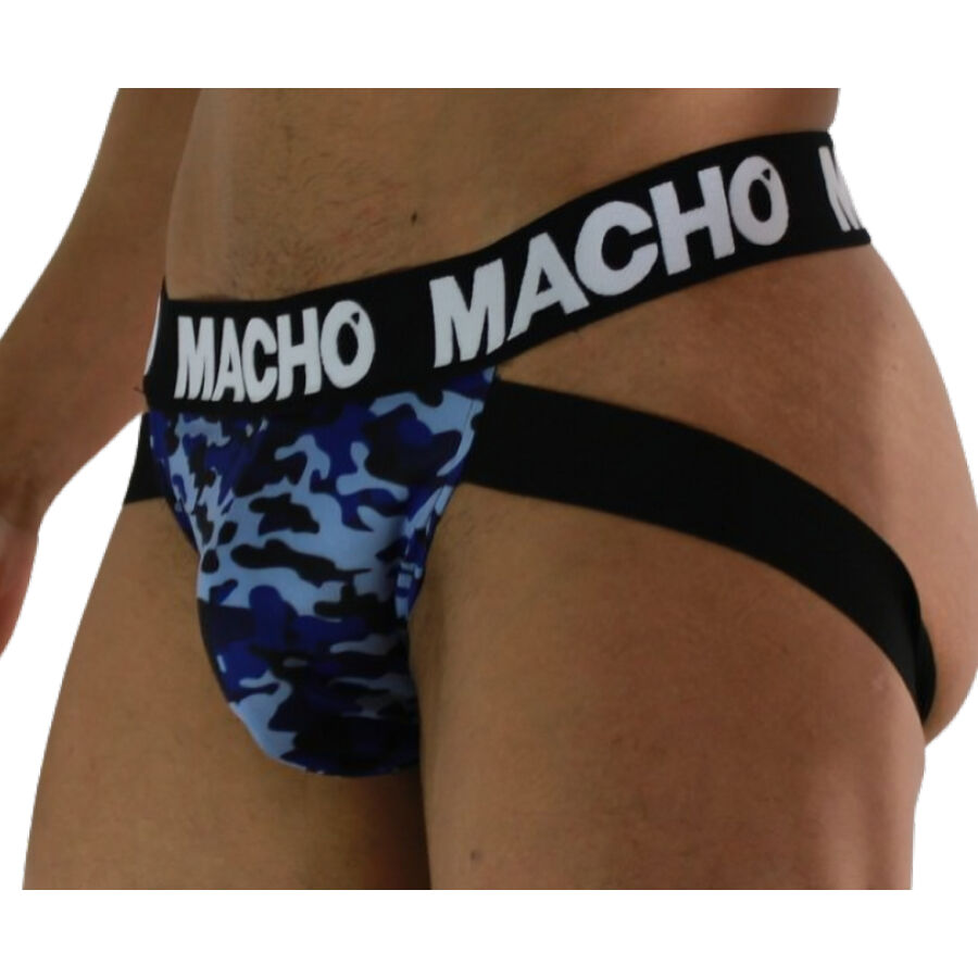 MACHO - MX28MA JOCK MILITARY BLAUW S