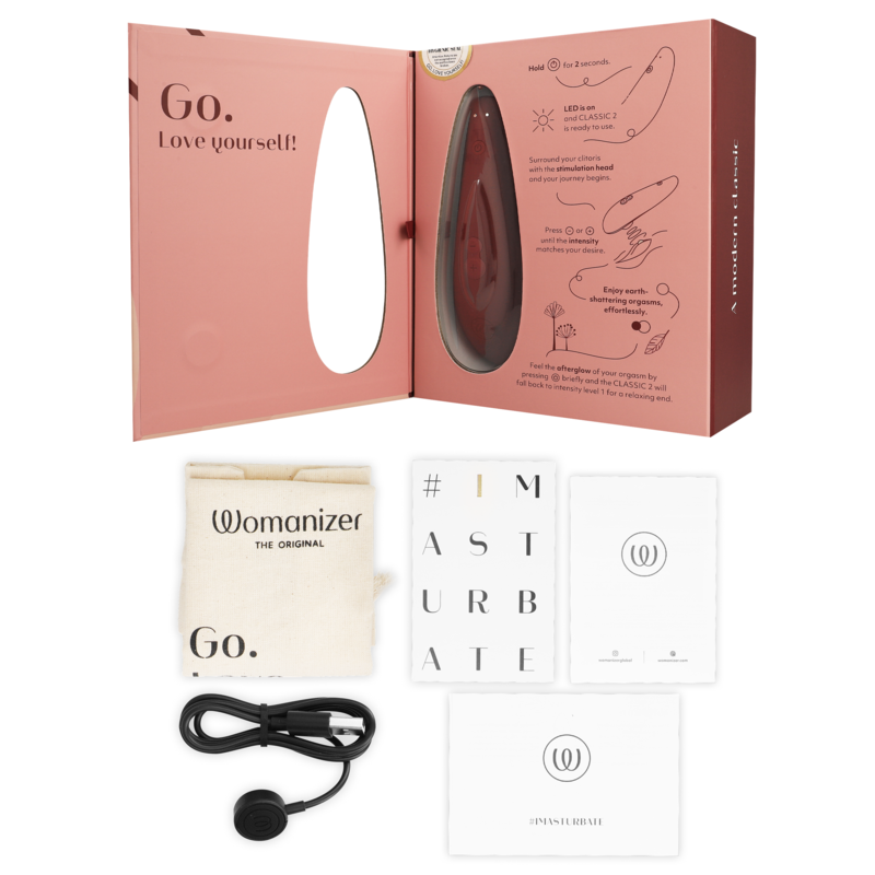 WOMANIZER - CLASSIC 2 CLITORISSTIMULATOR BORDEAUX