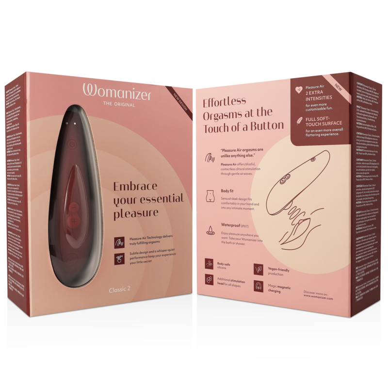 WOMANIZER - CLASSIC 2 CLITORISSTIMULATOR BORDEAUX