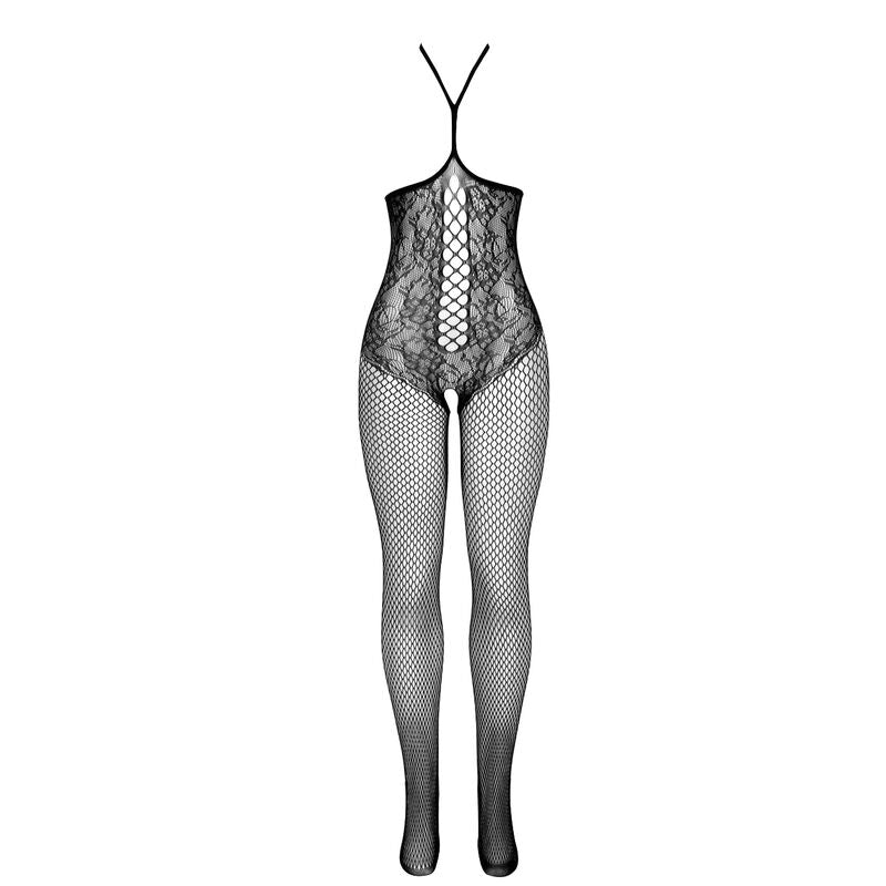 SUBBLIME - 951849 NETPANTY MET OPEN CUP EN HALTERHALS ZWART ÉÉN MAAT