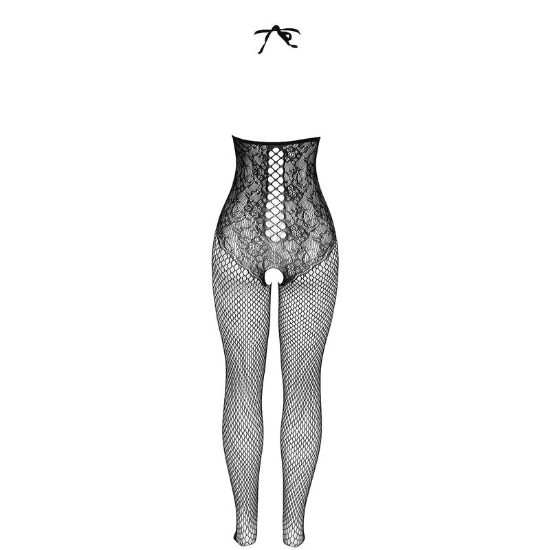 SUBBLIME - 951849 NETPANTY MET OPEN CUP EN HALTERHALS ZWART ÉÉN MAAT