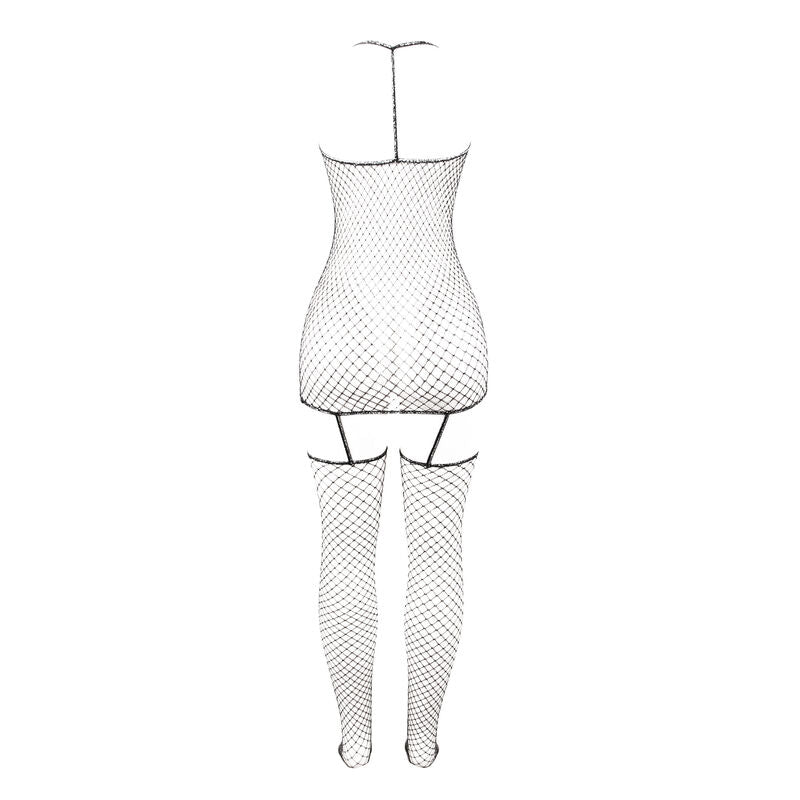 SUBBLIME - 951955 GLANZEND VISNET BODYSTOCKING EEN MAAT