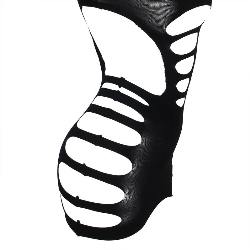 SUBBLIME - 952266 LANGE MOUW ELASTISCHE VISNET JURK ZWART ONE SIZE