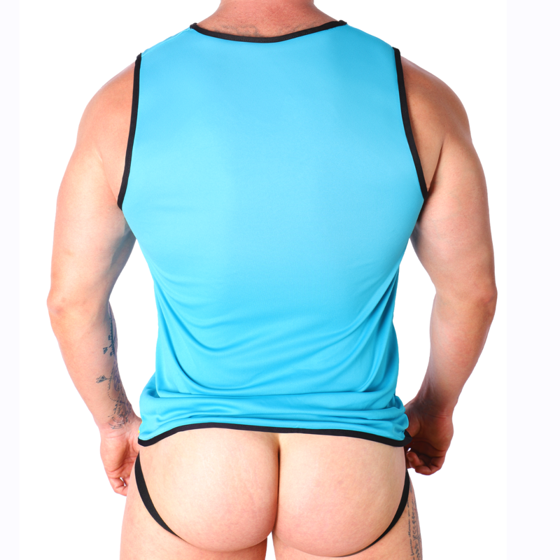 MACHO - BLAUW T-SHIRT L/XL