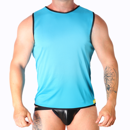 MACHO - BLAUW T-SHIRT L/XL