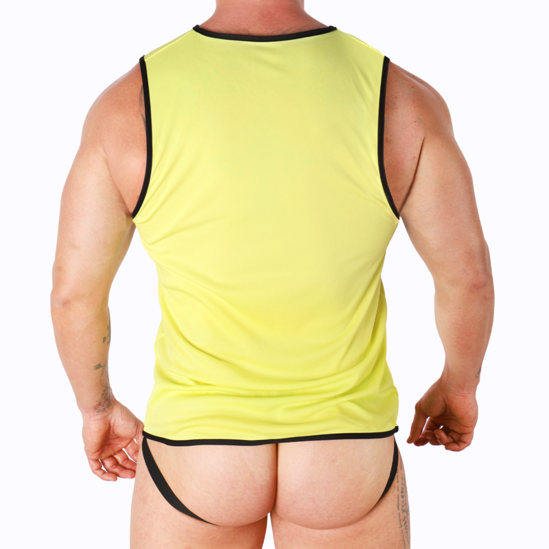 MACHO - GEEL T-SHIRT L/XL