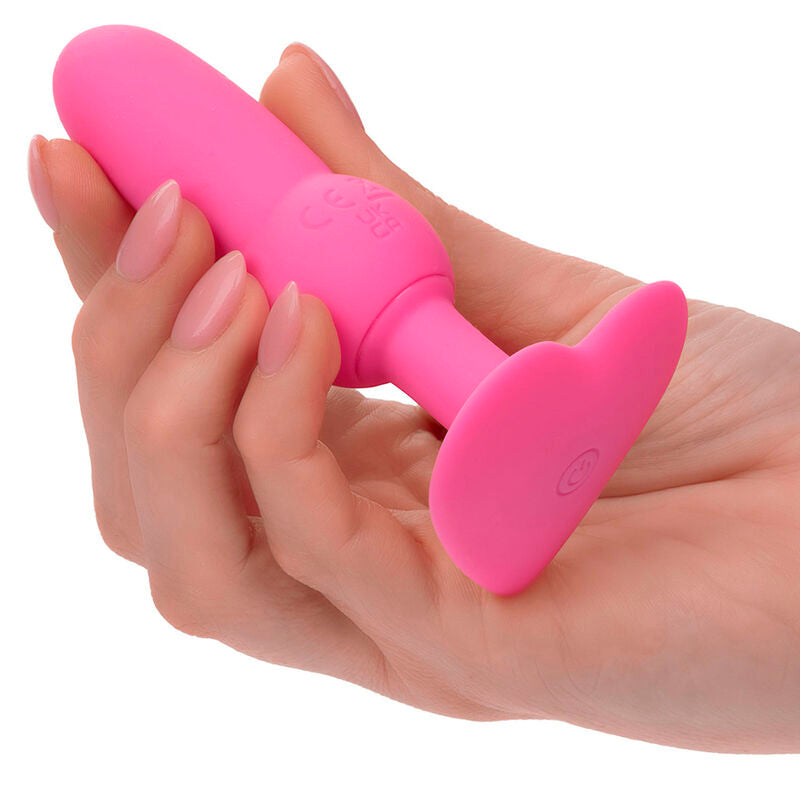 CALEXOTICS - EERSTE KEER ANAALPLUG MET KRAALTJES SONDE 10 TRILLINGEN ROZE