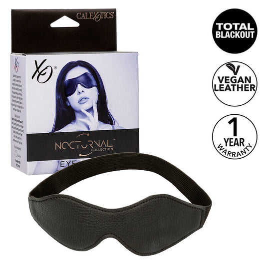 CALEXOTICS - NACHTELIJK OOGMASKER PVC LEER ZWART