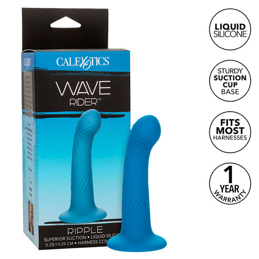 CALEXOTICS - WAVE RIDER RIPPLE ANAL PLUG BLAUW