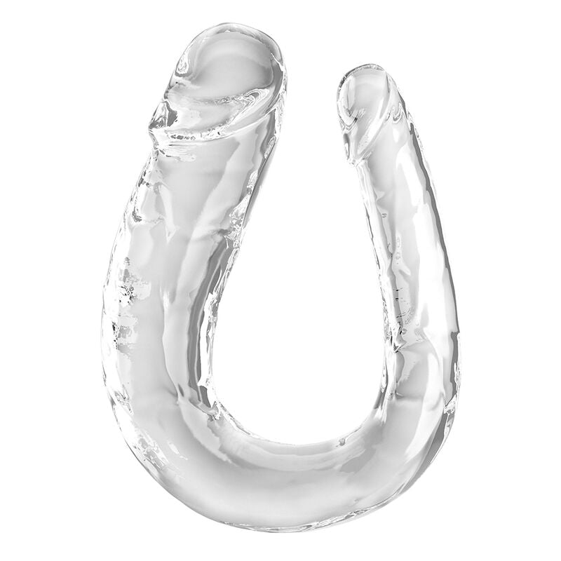 KING COCK - DOUBLE TROUBLE DUBBELE DILDO 44 CM HELDERE