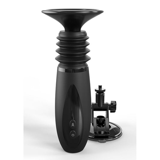 FETISH FANTASY SERIES - LICHAAMSDOCK STUWDILDO KLEM MET 7 DUWSTANDEN ZWART
