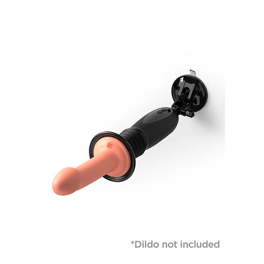 FETISH FANTASY SERIES - LICHAAMSDOCK STUWDILDO KLEM MET 7 DUWSTANDEN ZWART