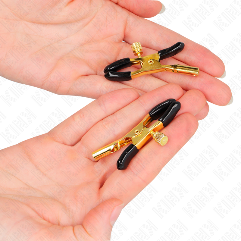 KINK - GOUDEN TEPELKLEMMEN 6 CM
