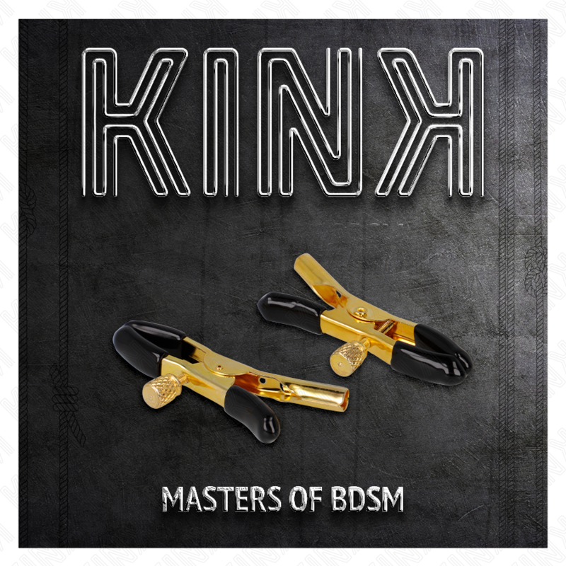 KINK - GOUDEN TEPELKLEMMEN 6 CM