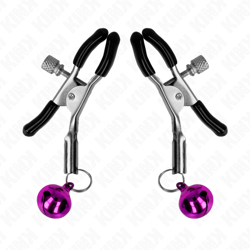 KINK - PAARSE ENKELE KLOK NIJPKLEM 6 CM