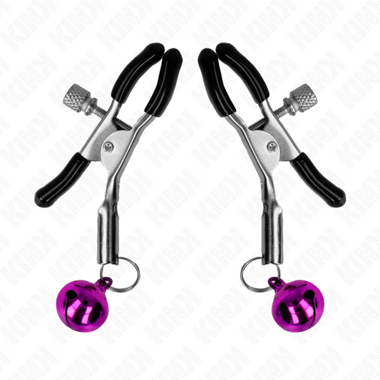 KINK - PAARSE ENKELE KLOK NIJPKLEM 6 CM