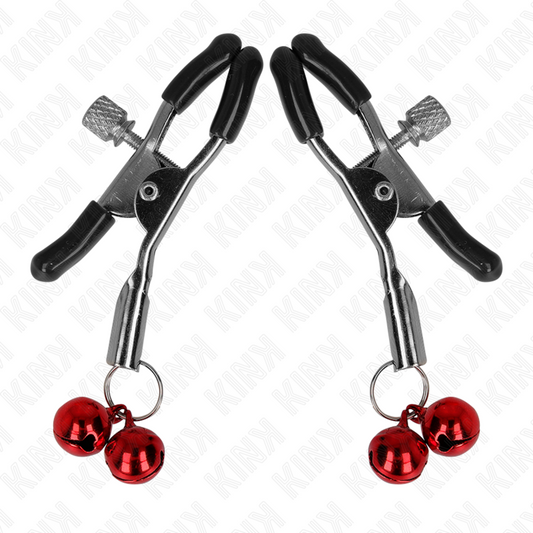 KINK - DUBBELE BEL NIPPELKLEM ROOD 6 CM
