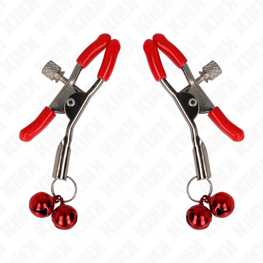 KINK - RODE DUBBELE BEL TEPELKLEM ROOD 6 CM