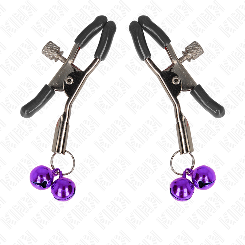 KINK - DUBBELE BEL NIPPELKLEM PAARS 6 CM
