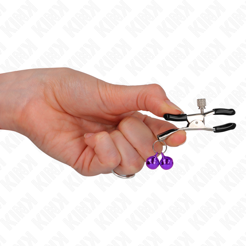 KINK - DUBBELE BEL NIPPELKLEM PAARS 6 CM