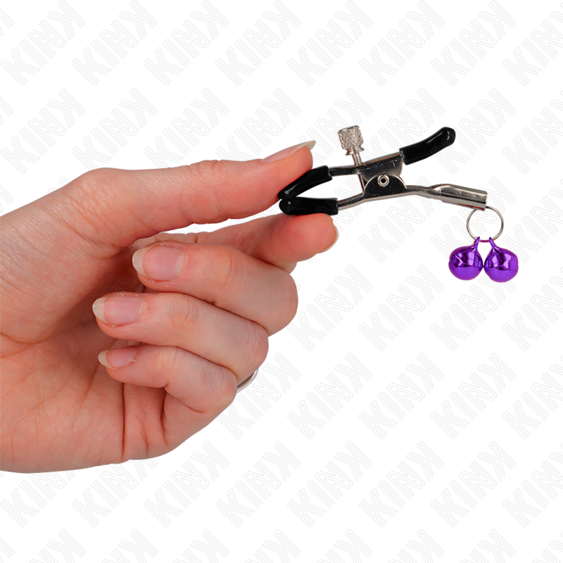 KINK - DUBBELE BEL NIPPELKLEM PAARS 6 CM