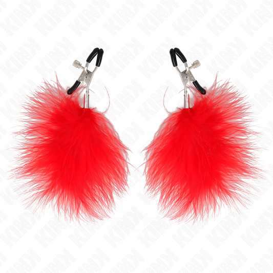 KINK - VEREN NIPPELKLEM ROOD 7 CM