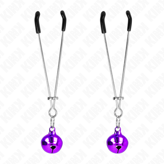 KINK - DUNNE KLOKKEN NIPPELKLEMMEN PAARS 7 CM
