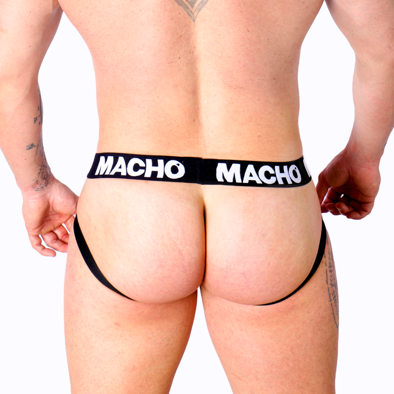 MACHO - MX25NC JOCK ZWART LEER XL